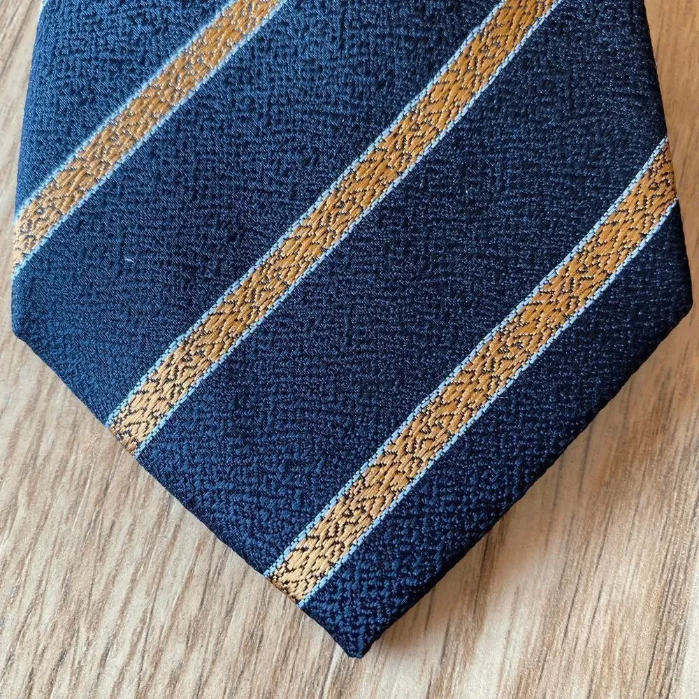 Mondieu Black and Gold Stripe Necktie